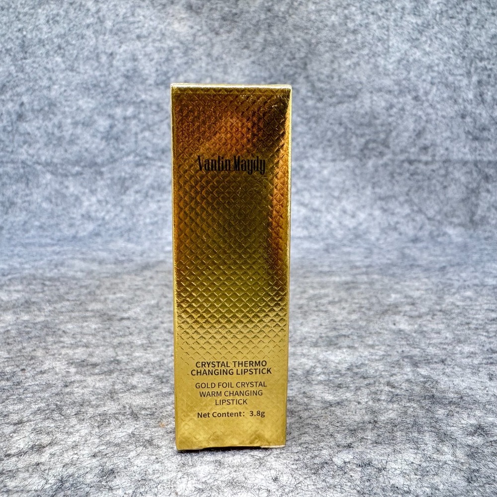 Vardis Maydy Crystal Thermo Changing Lipstick Gold Foil Crystal Warm Changing
